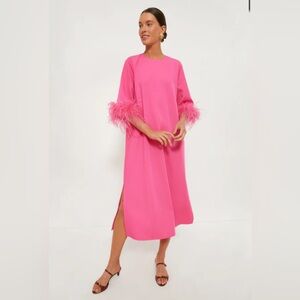 Tuckernuck Hot Pink Feather Jamie Dress